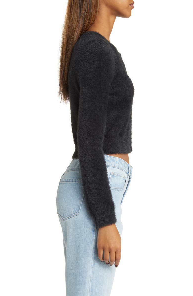 BP. Cozy Eyelash Cardigan, Alternate, color, 