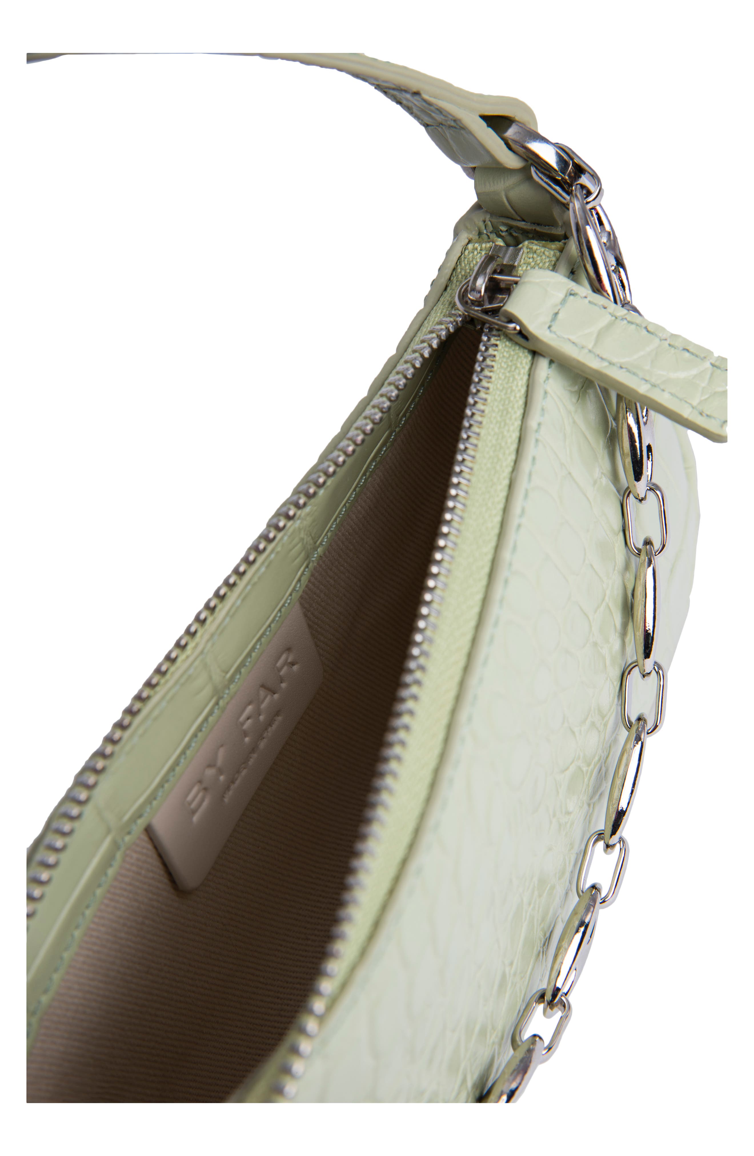 By Far Mini Rachel Leather Shoulder Bag, Alternate, color, 