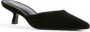 Reformation Wilda Pointed Toe Kitten Mule