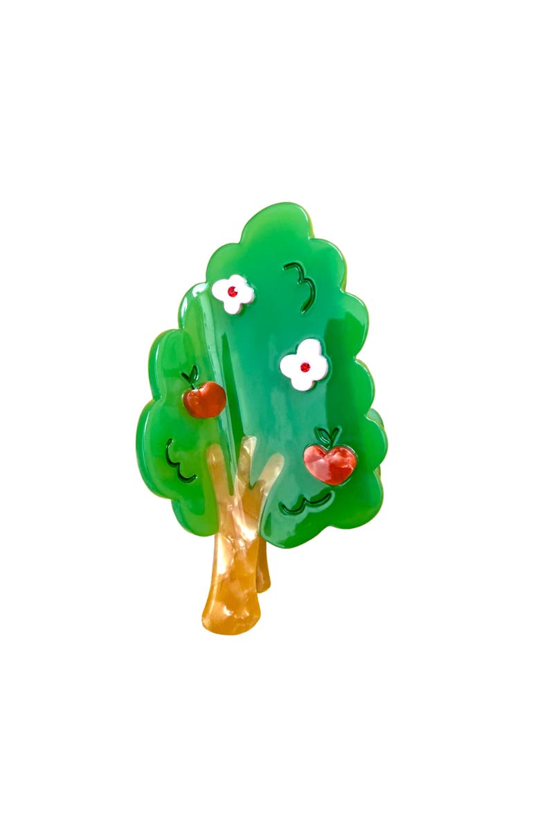 Centinelle Tree Hair Claw, Main, color, Green