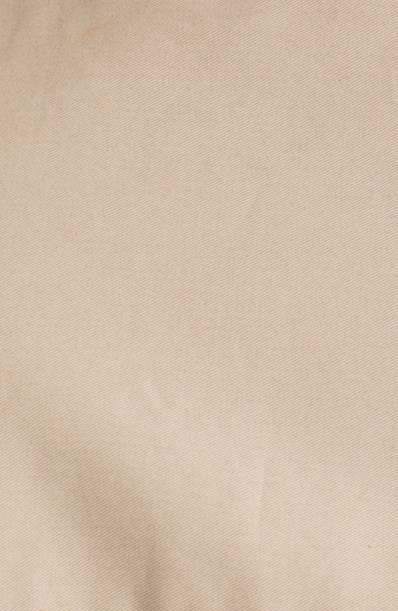 Givenchy Logo Button Long Sleeve Utility Dress, Alternate, color, Taupe