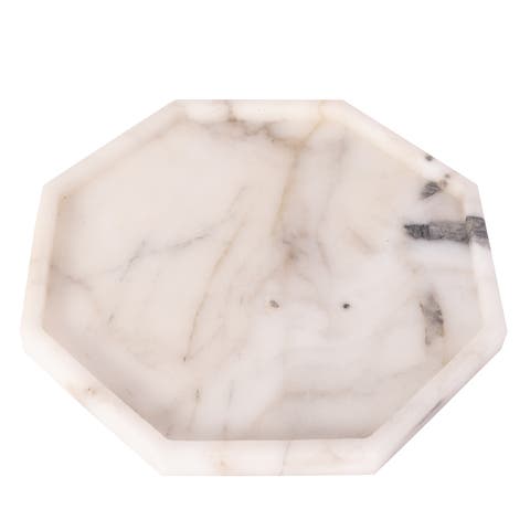 Artifacts Trading Company Octagonal Marble Tray