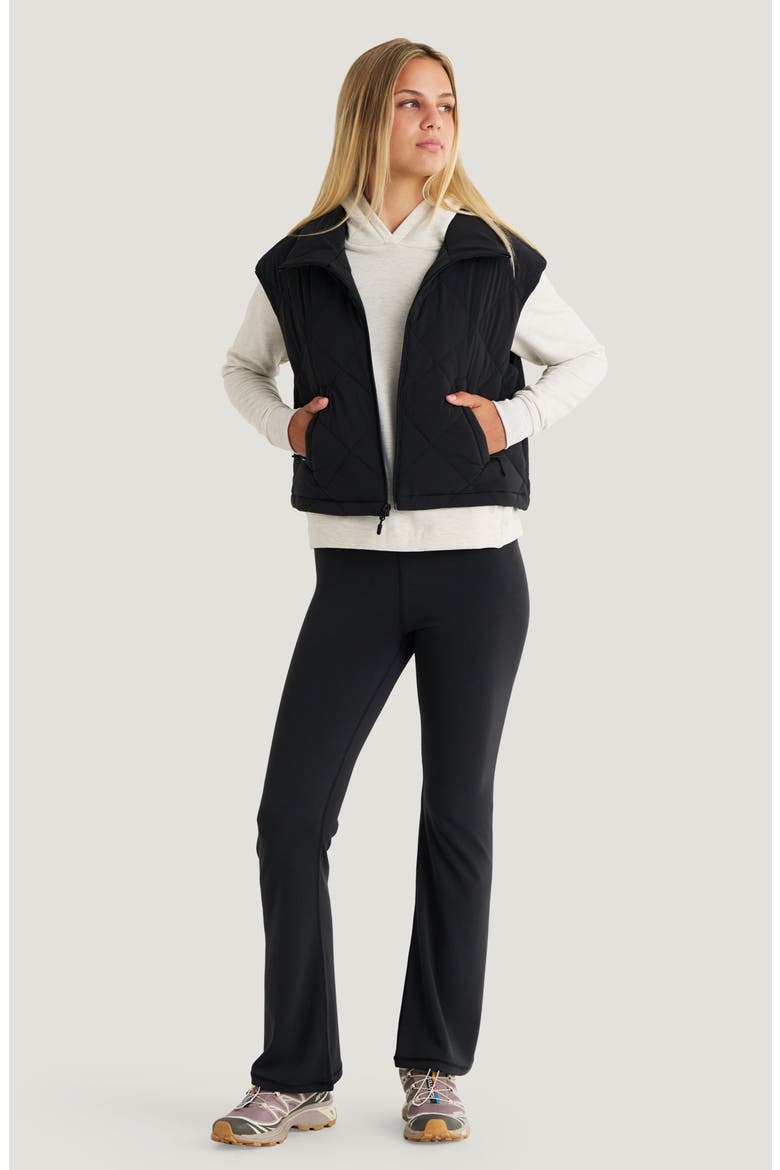Coldvale Insulated Puffer Vest, Alternate, color, BLACK
