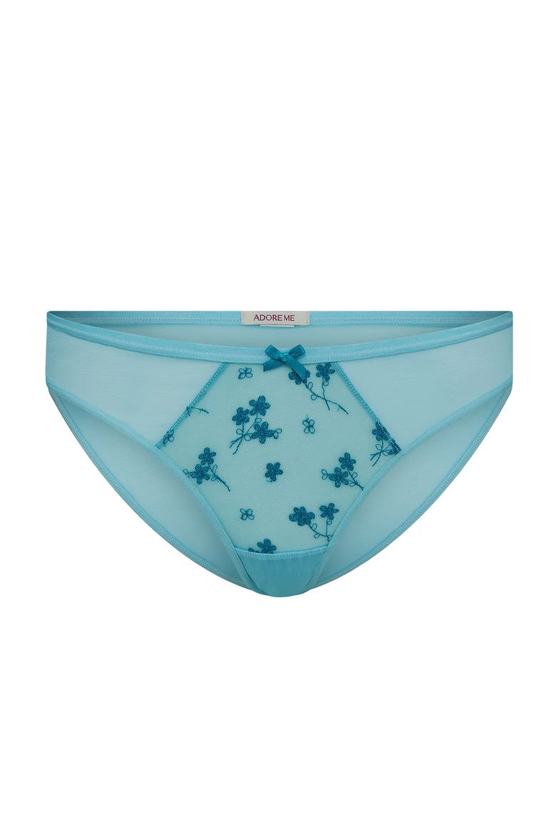 Clementin Brazilian Panties, Alternate, color, Medium blue