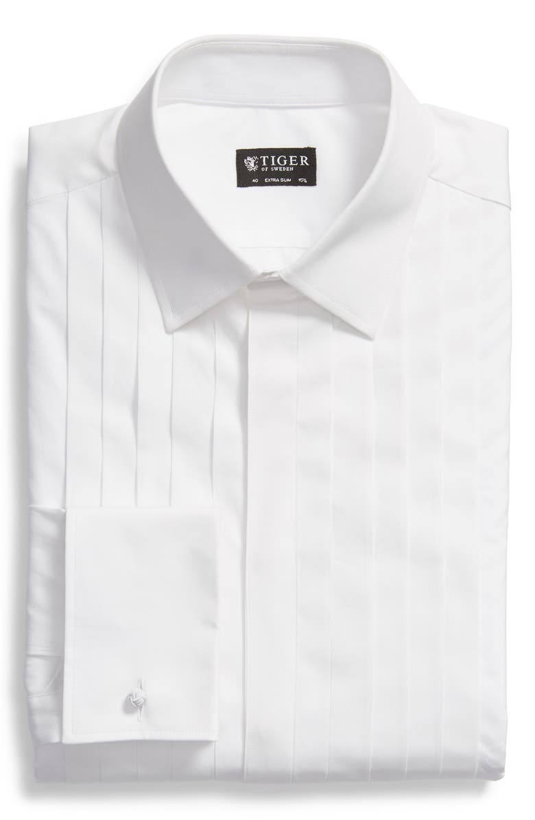 Tiger of Sweden Fulton Extra Slim Fit Tuxedo Shirt, Alternate, color,