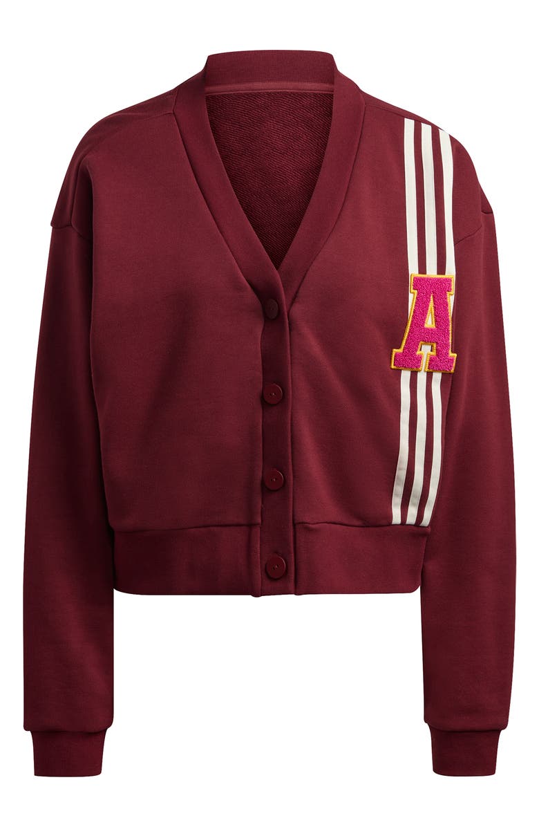 adidas Originals Collegiate Cotton French Terry Cardigan, Alternate, color, 