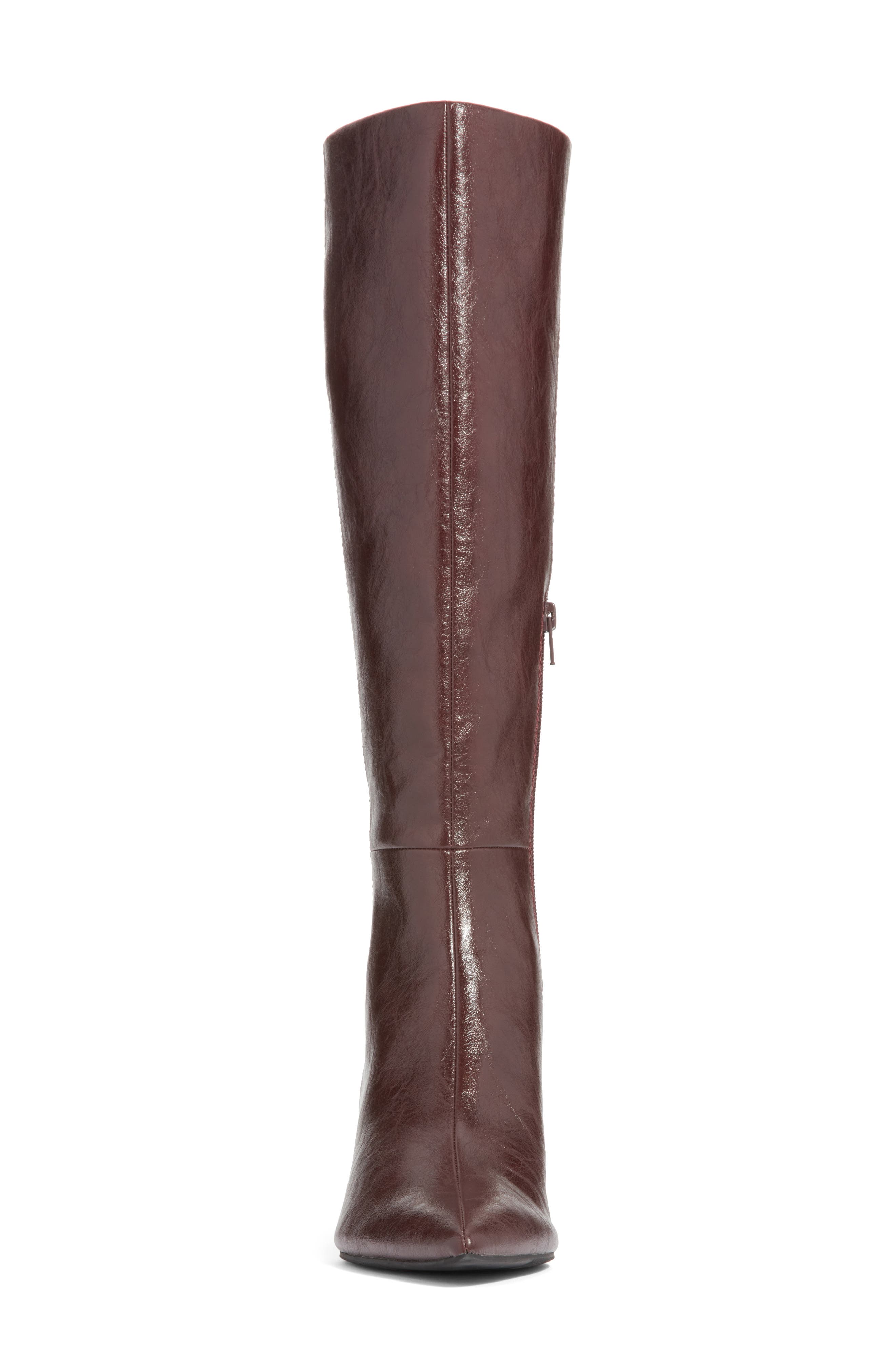 Elara Pointed Toe Knee High Boot, Alternate, color, RED PLUM