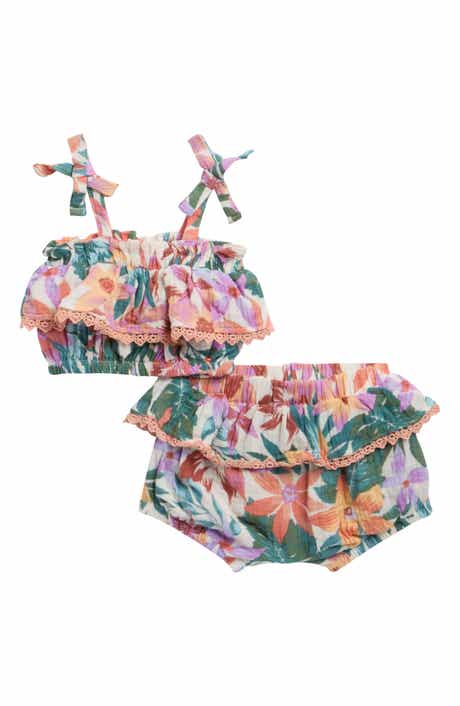 Volcom Kids' Tropical Ruffle Two-Piece Swimsuit