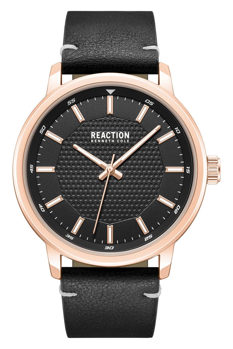 Classic Black Strap Watch, 44mm (Men) | Nordstromrack