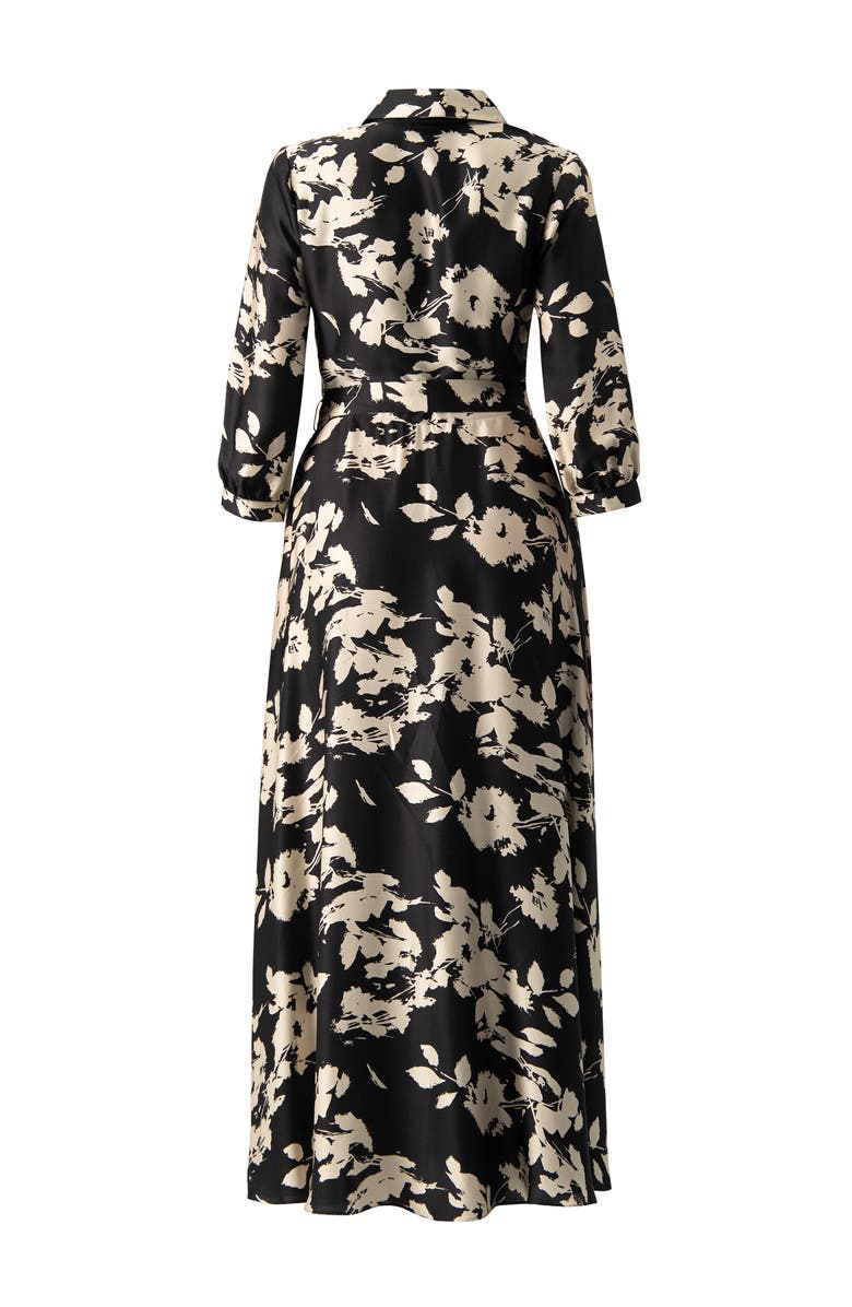 IVONNE Shirt Maxi Dress, Alternate, color, Black