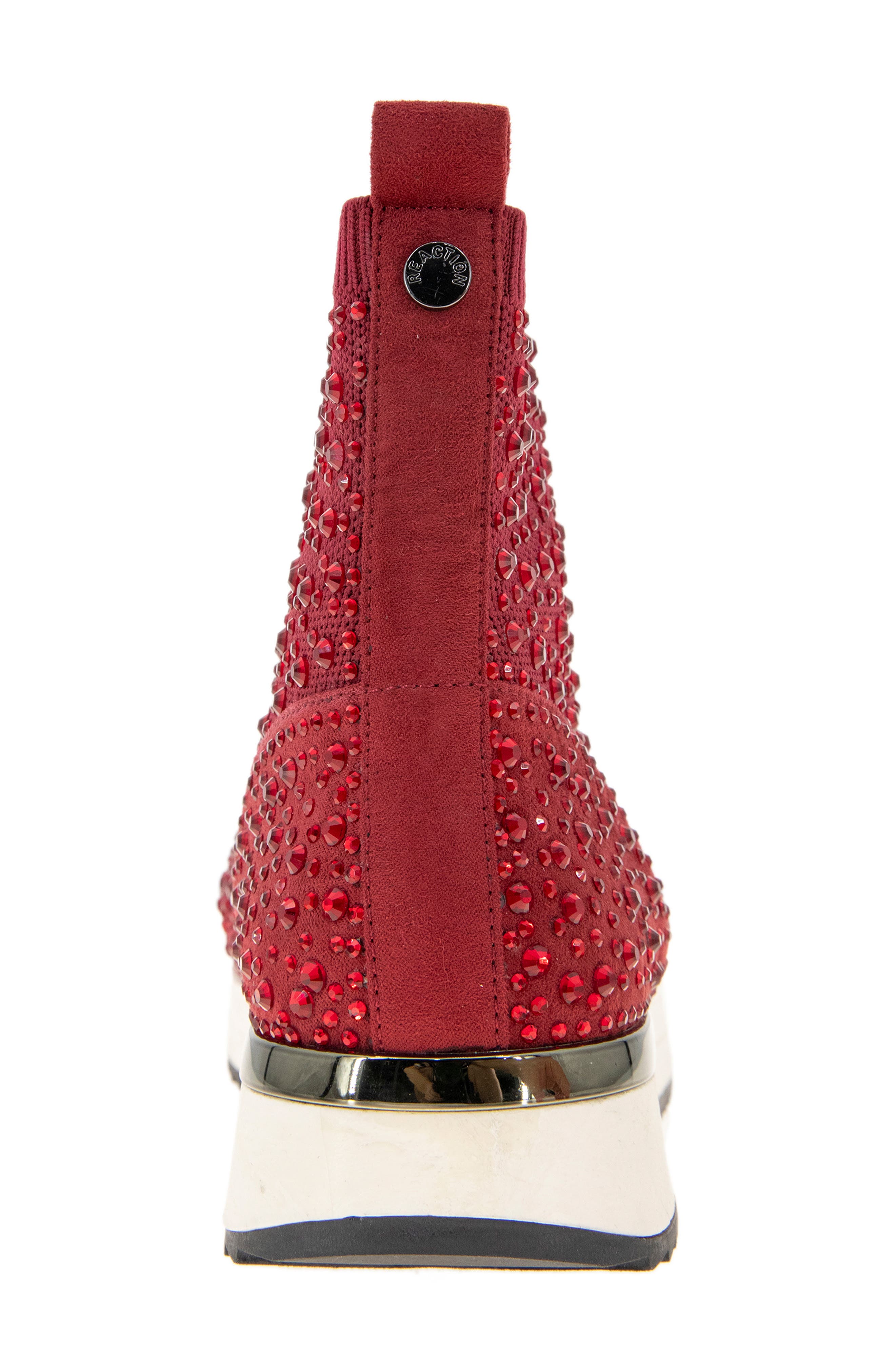 Cameron Jewel High Top Sneaker, Alternate, color, BRICK