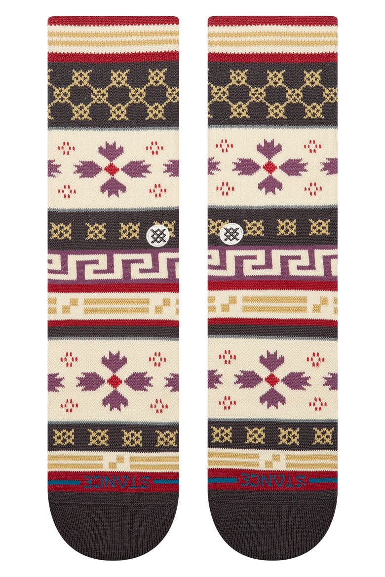 'Tis the Season Crew Socks, Alternate, color, IVORY