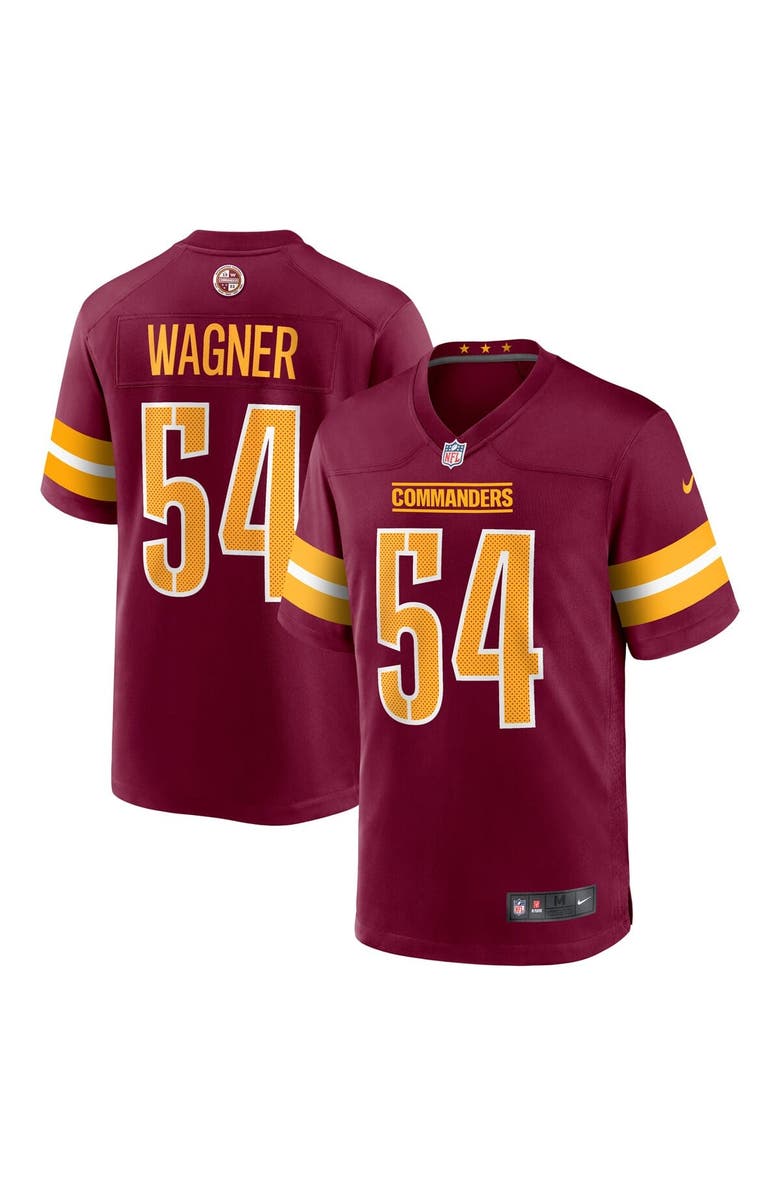 Nike Men's Nike Bobby Wagner Burgundy Washington Commanders Game Player Jersey, Main, color, Burgundy