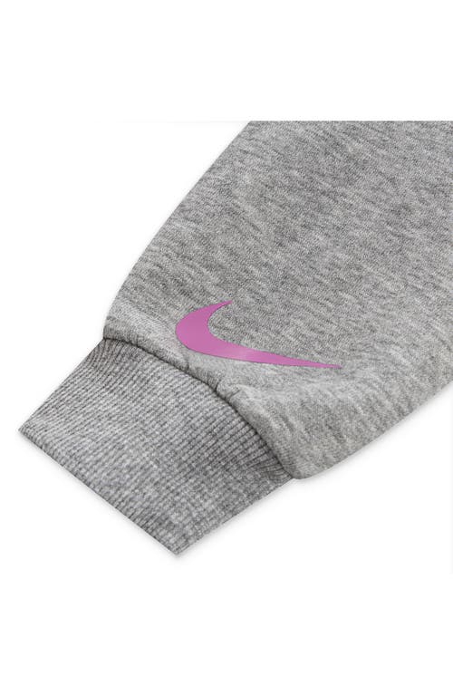 Nike Kids' New Impressions Crewneck Top & Flared Leggings Set In Gray
