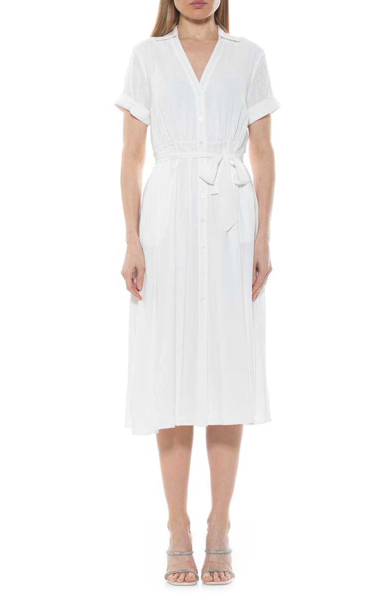 Alexia Admor Liv Collared Shirtdress, Main, color, 