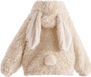 Tulleen Bunny-Eared Fuzzy Jacket