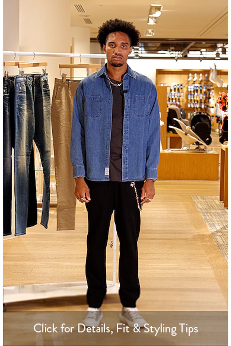 Cotton Denim Button-Up Work Shirt (Men) | Nordstrom