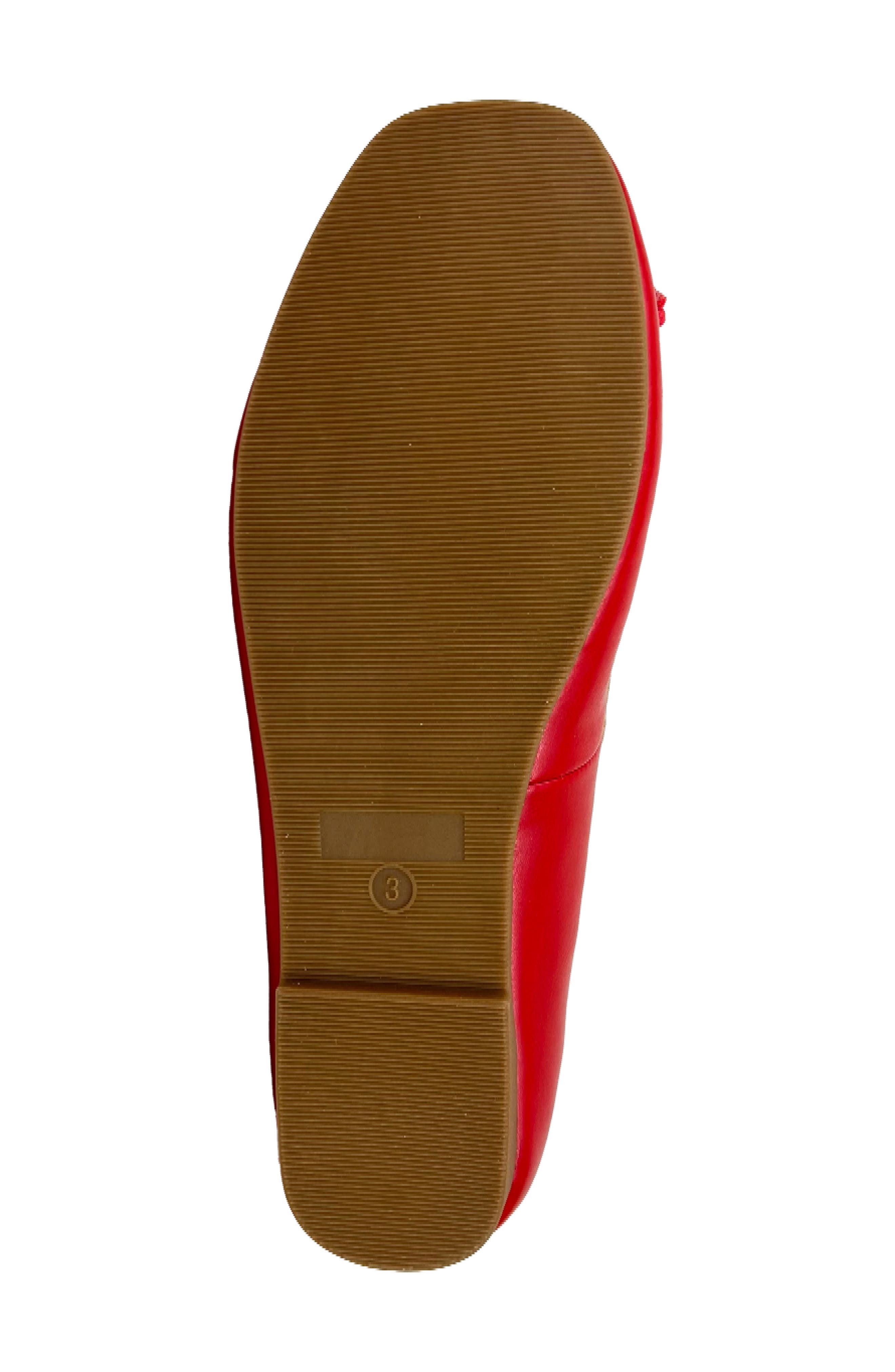 Kids' Miss Sadie Ballet Flat, Alternate, color, RED