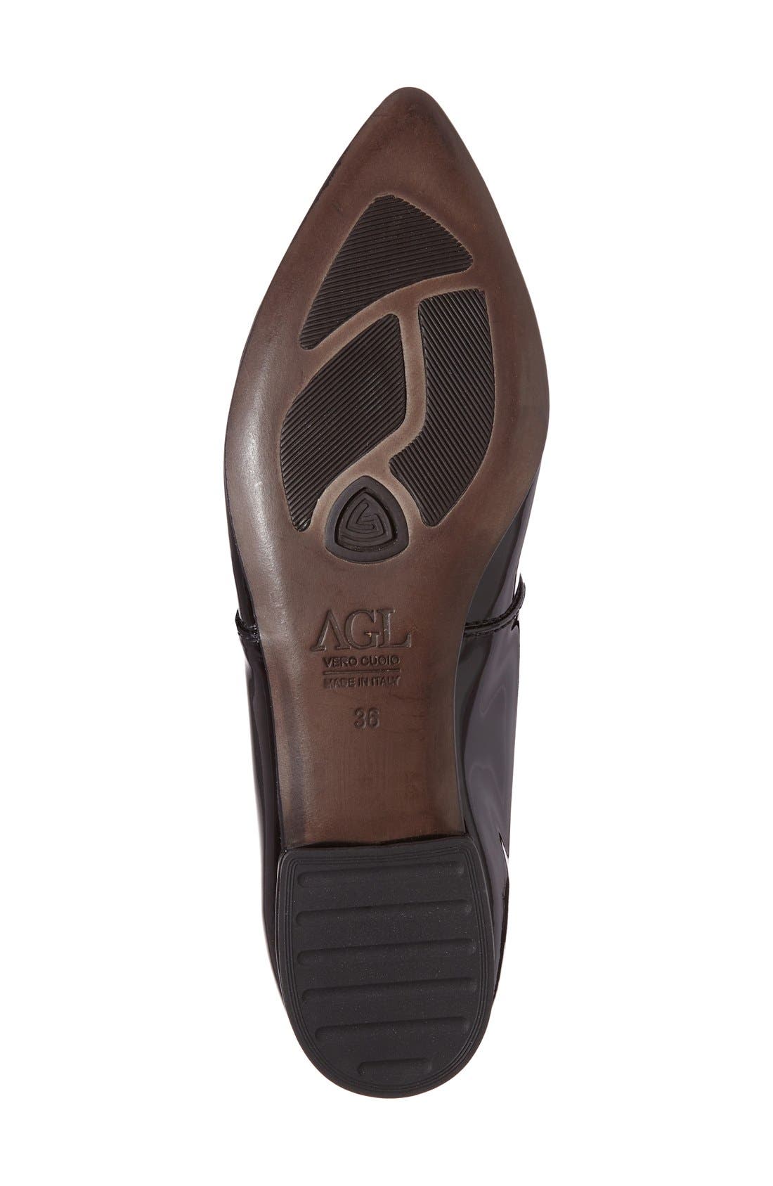 Mary Jane Flat, Alternate, color, BLACK PATENT LEATHER