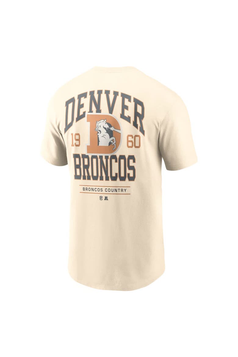 Men's Nike Natural Denver Broncos Freestyle Essential T-Shirt, Alternate, color, Natural