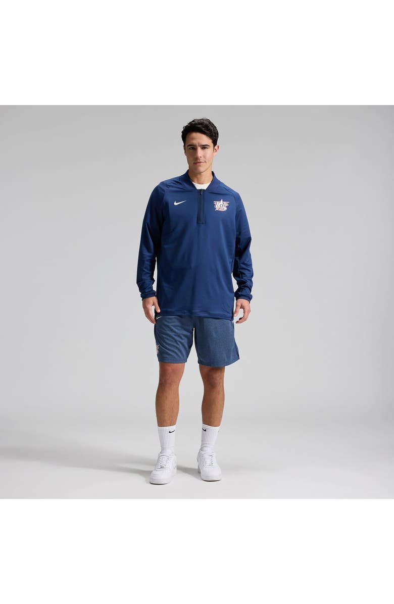 Nike Men's Nike  Navy USA Baseball 2026 World Baseball Classic Victory Dri-FIT Half-Zip Pullover, Alternate, color, Navy