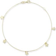 Ember Fine Jewelry <p>14K Gold Star Charm Anklet</p>