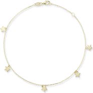 Ember Fine Jewelry <p>14K Gold Star Charm Anklet</p>