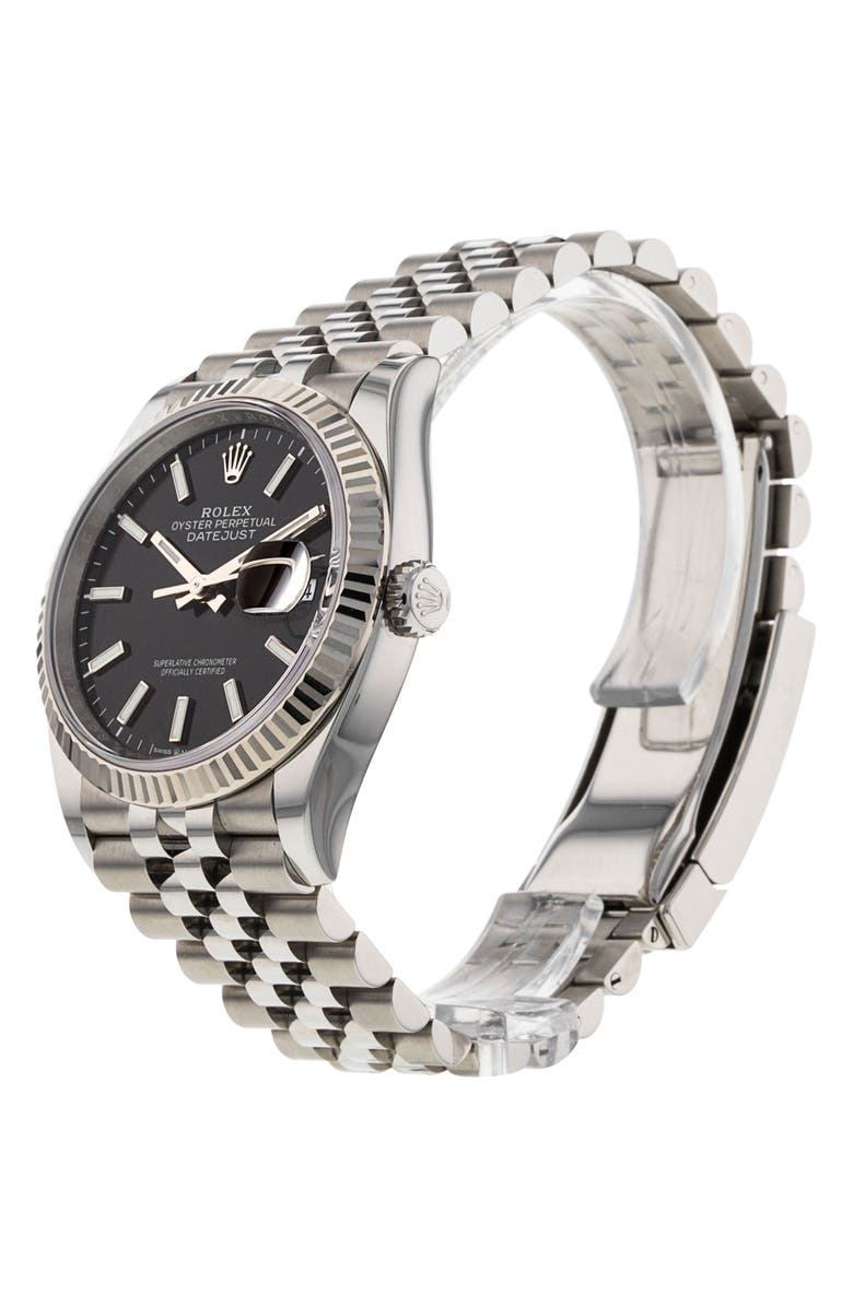 Watchfinder & Co. Rolex Preowned Datejust Automatic Bracelet Watch, 36mm, Alternate, color, 