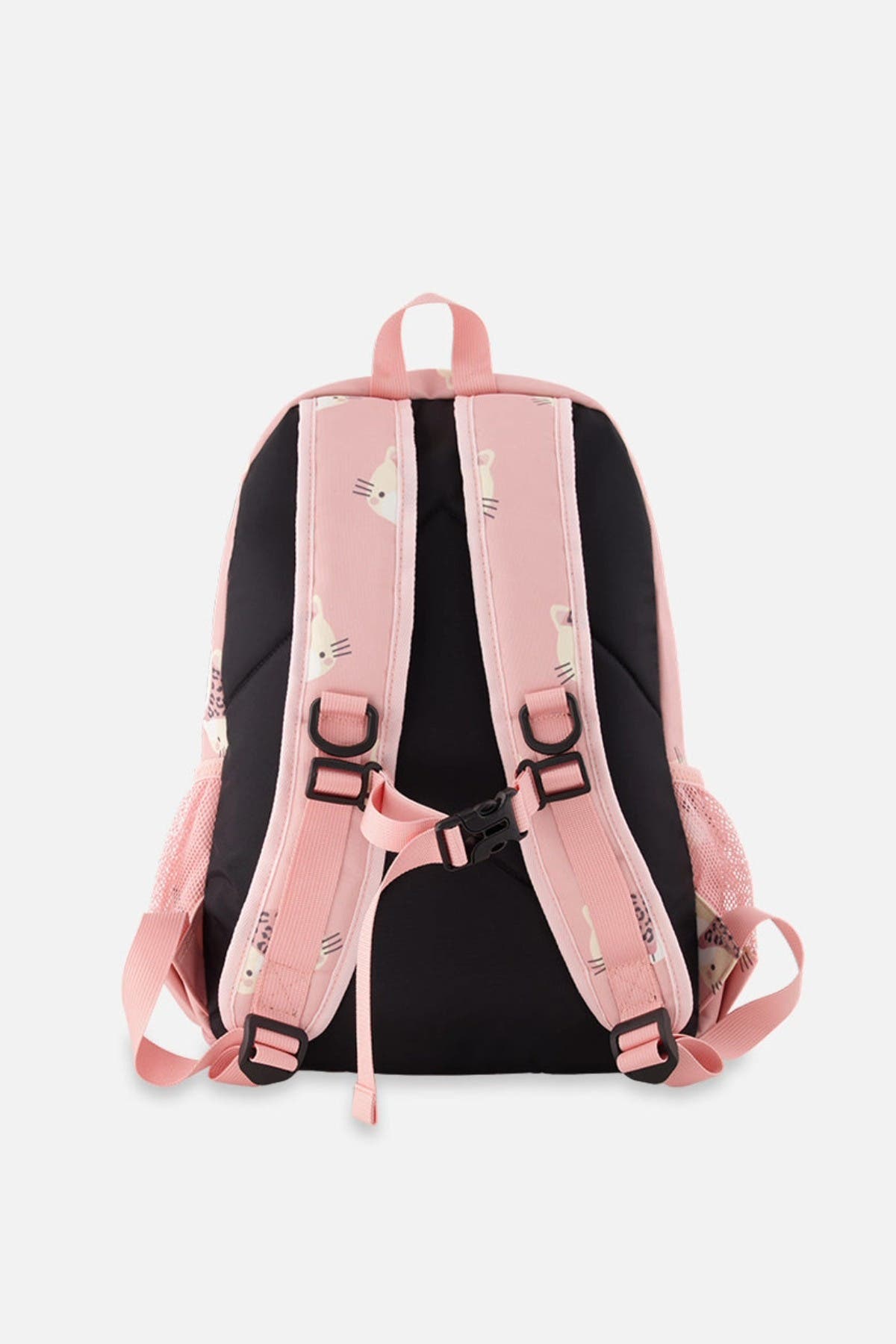 Deux par Deux Leopard Adorable Compact Functional Spacious Backpack, Alternate, color, Pink Leopard Print