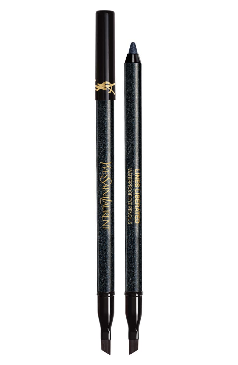 Yves Saint Laurent Lines Liberated 24HR Waterproof Eyeliner, Main, color, 05 Black Shimmer