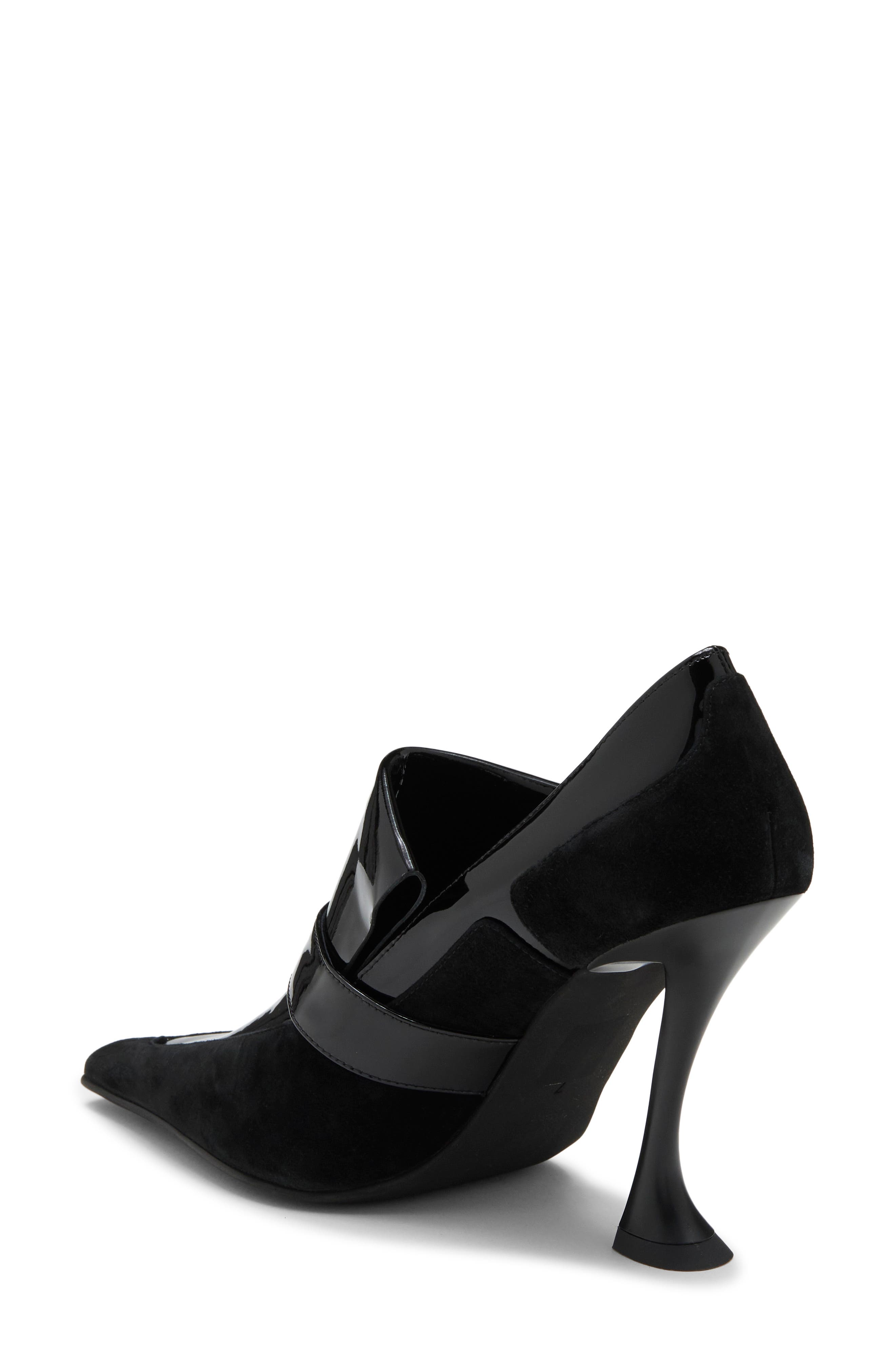 Dreyfus Pointed Toe Buckle Pump, Alternate, color, BLACK PATENT