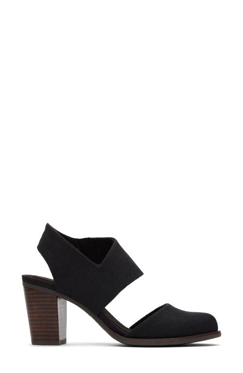 Toms Majorca Cutout Pump In Black