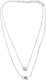 Panacea Crystal Pendants Layered Chain Necklace