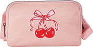 Sweet Wink Cherry Bow Patch Belt Bag