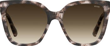 55mm Gradient Cat Eye Sunglasses