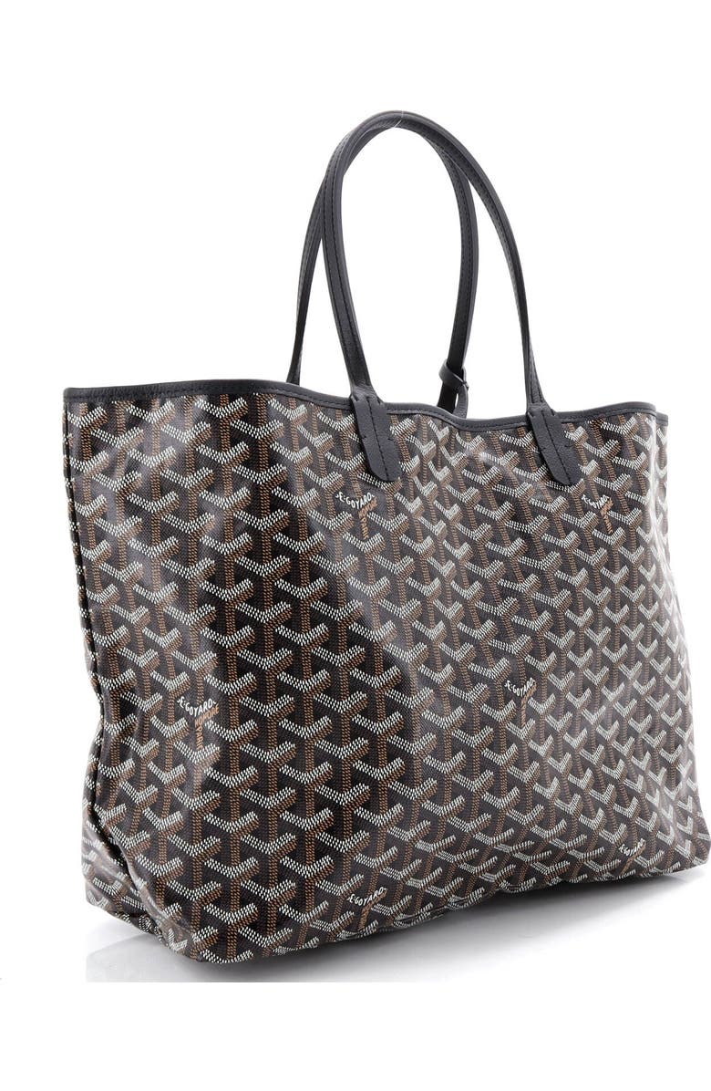 Pre-Owned Goyard Saint Louis Tote Coated Canvas PM, Alternate, color, Black