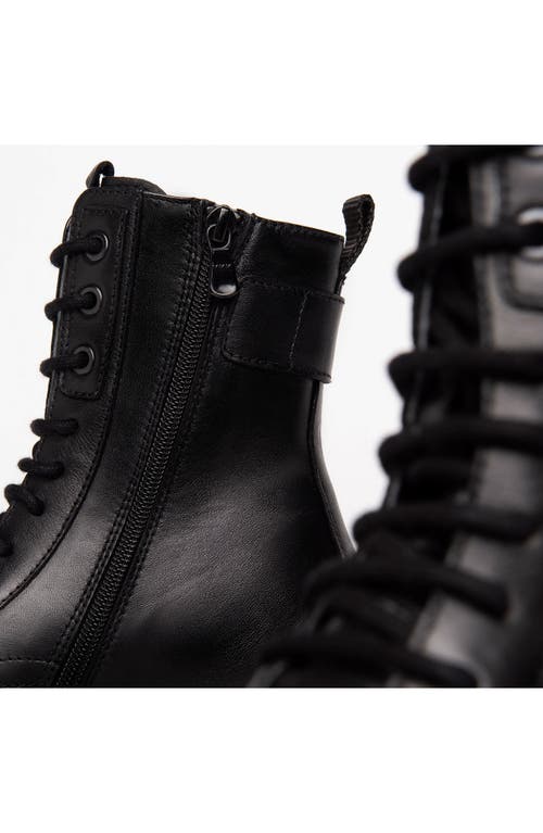 Nerogiardini Logo Plate Platform Wedge Bootie In Black
