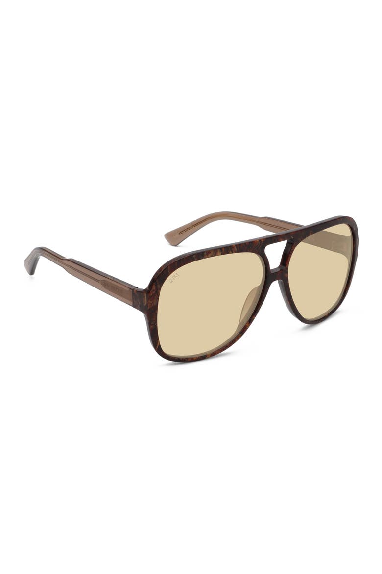 Copenhagen Aviator Sunglasses, Alternate, color, Demi/Nude