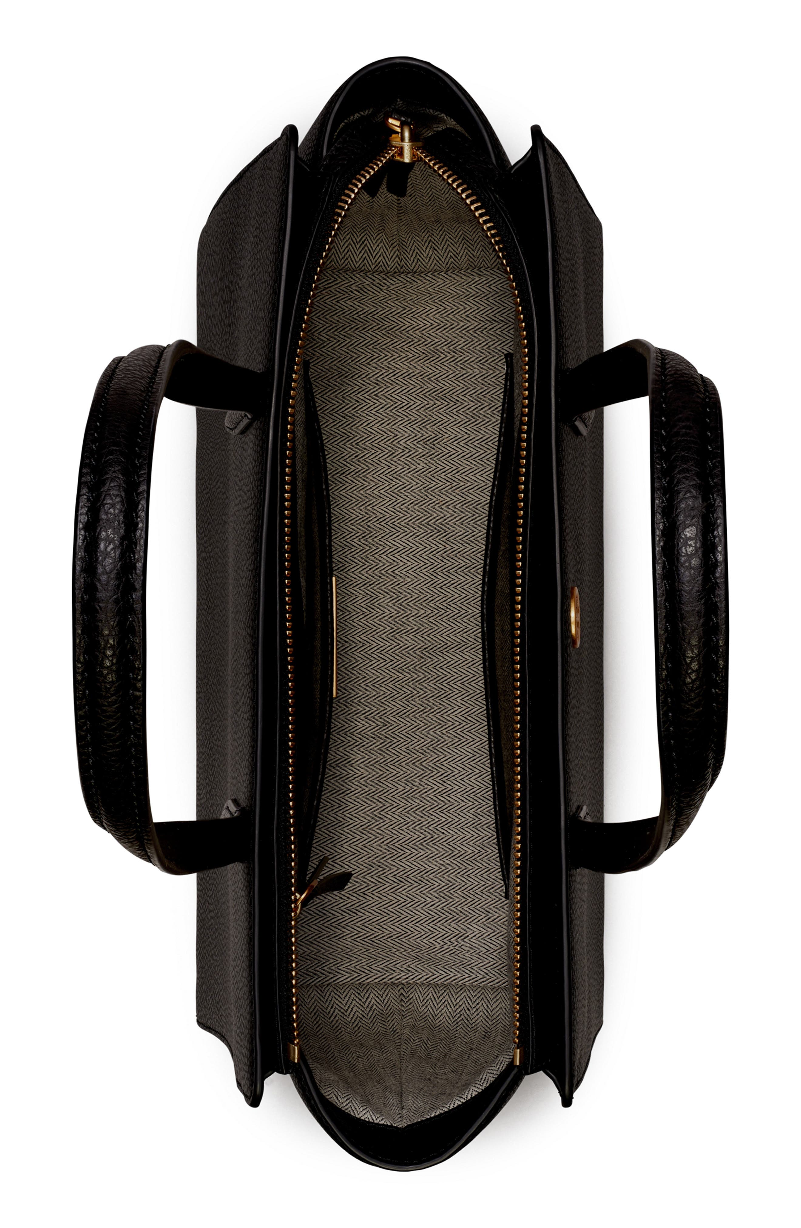 Tory Burch Robinson Small Leather Tote, Alternate, color, 