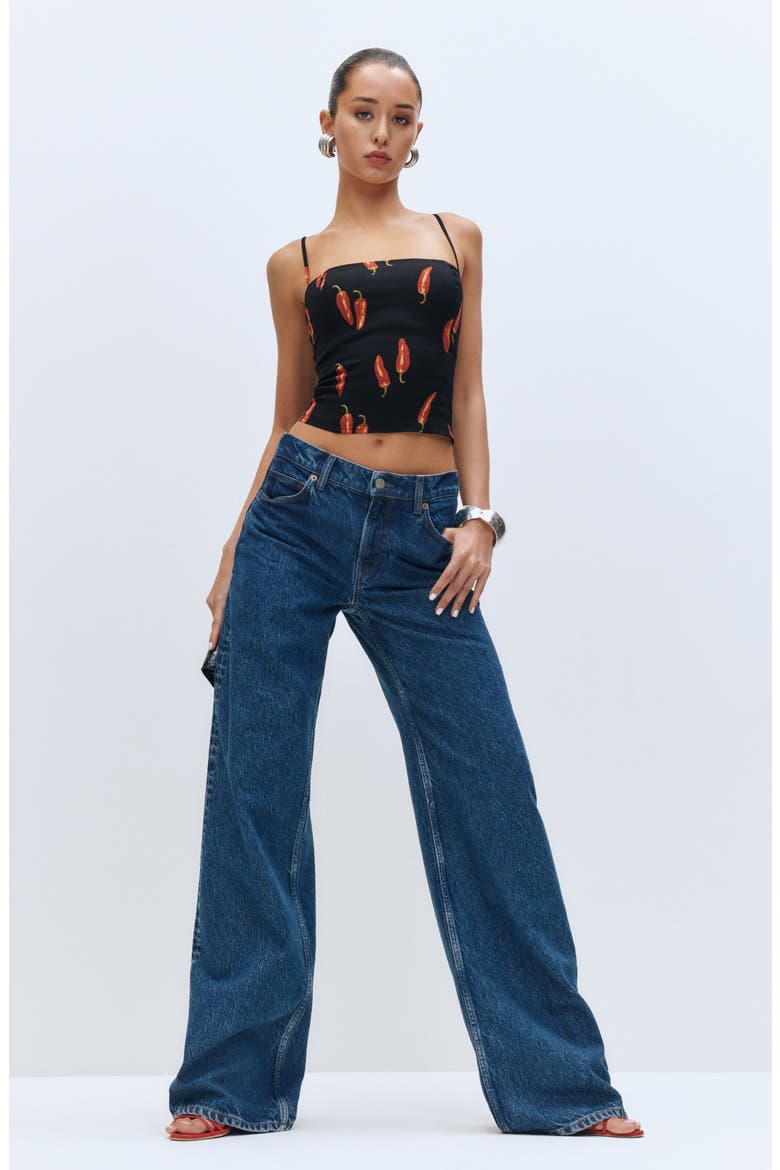 Cary Slouchy Wide Leg Jeans, Alternate, color, CLEARY