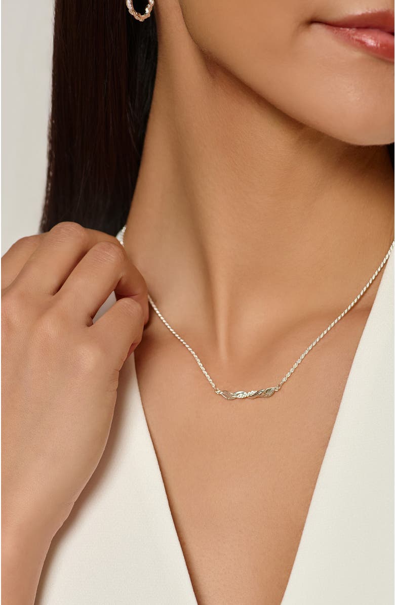 Rizen Jewelry Sacred Vine Necklace, Alternate, color, Sterling Silver