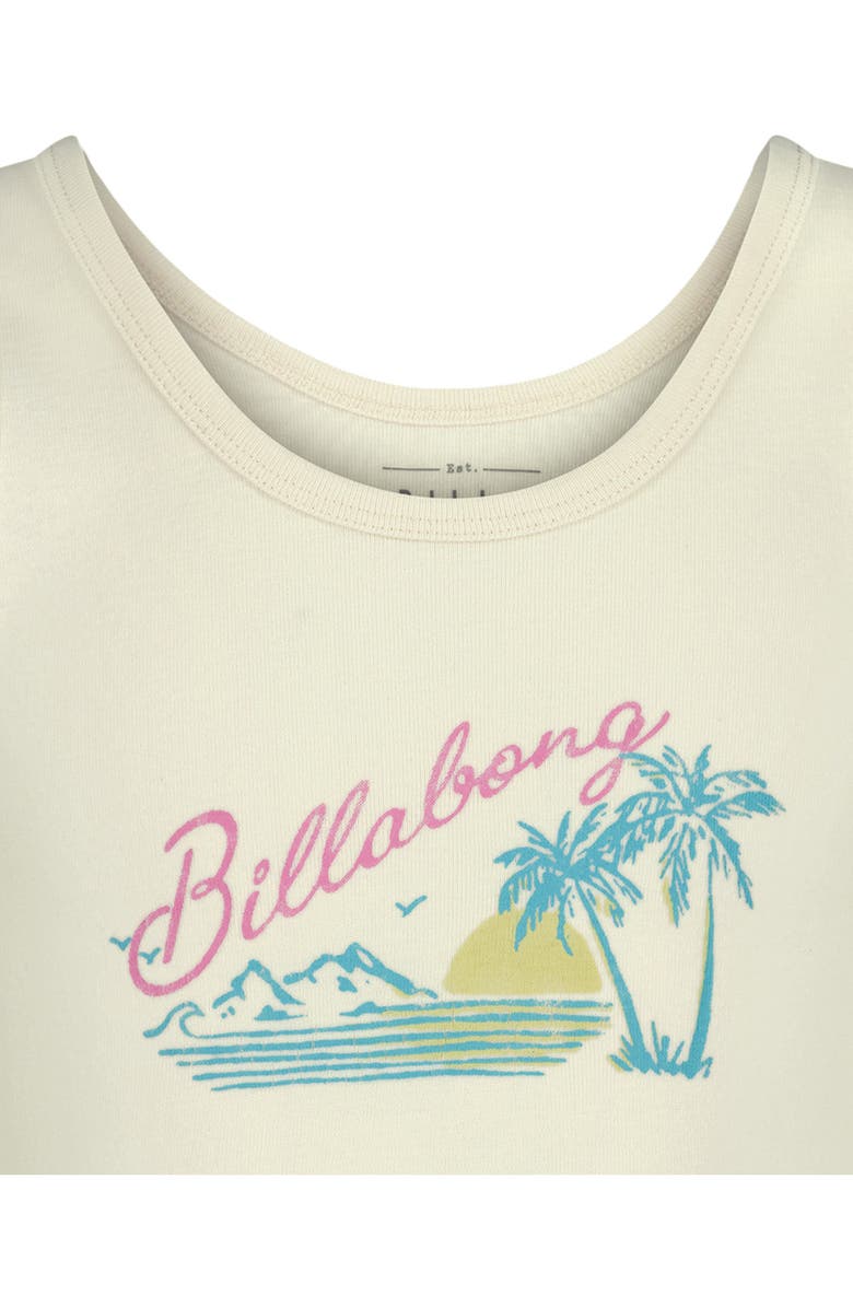 Billabong Kids' Reflections Cotton Graphic Tank, Alternate, color, Salt Crystal