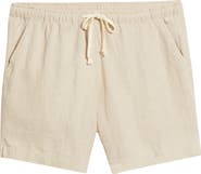 ALEX CRANE Bo Linen Drawstring Shorts