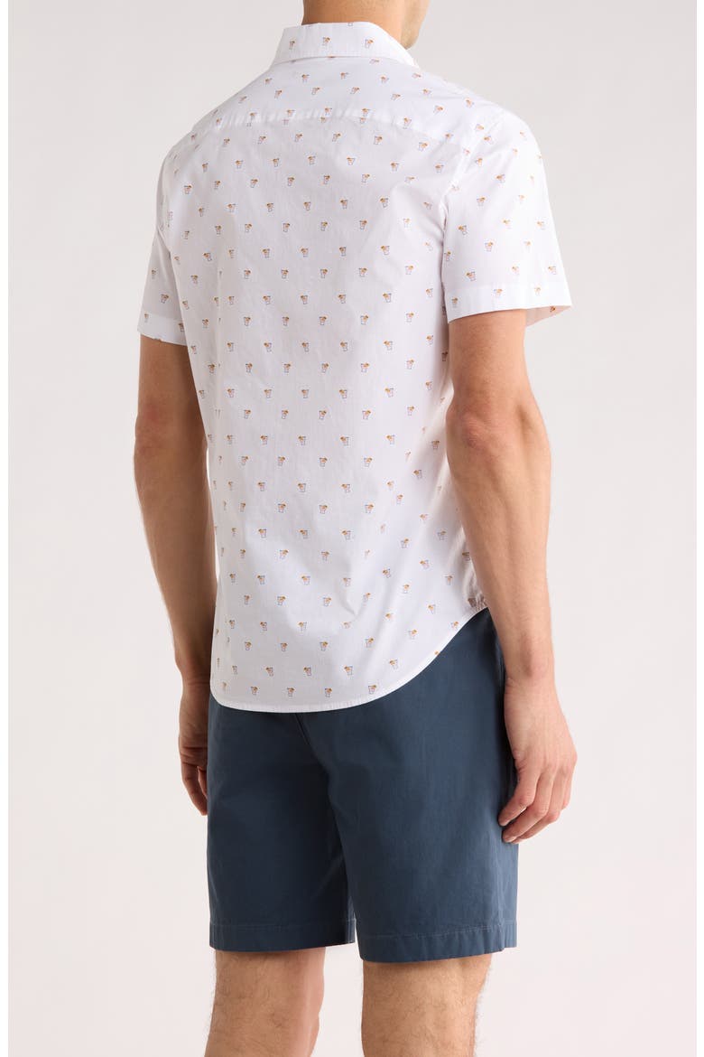 Sidecar Season Slim Fit Button Front Shirt, Alternate, color, SIDECAR COCKTAIL