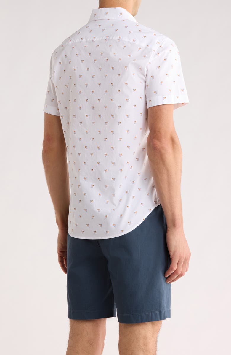 Bonobos Sidecar Season Slim Fit Button Front Shirt, Alternate, color, Sidecar Cocktail