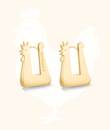 Hey Harper Galo Chicken Earrings