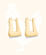 Hey Harper Galo Chicken Earrings