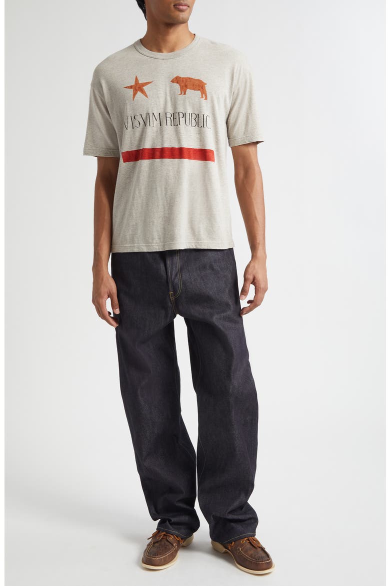 Jumbo Republic Oversize Graphic T-Shirt, Alternate, color, GREY