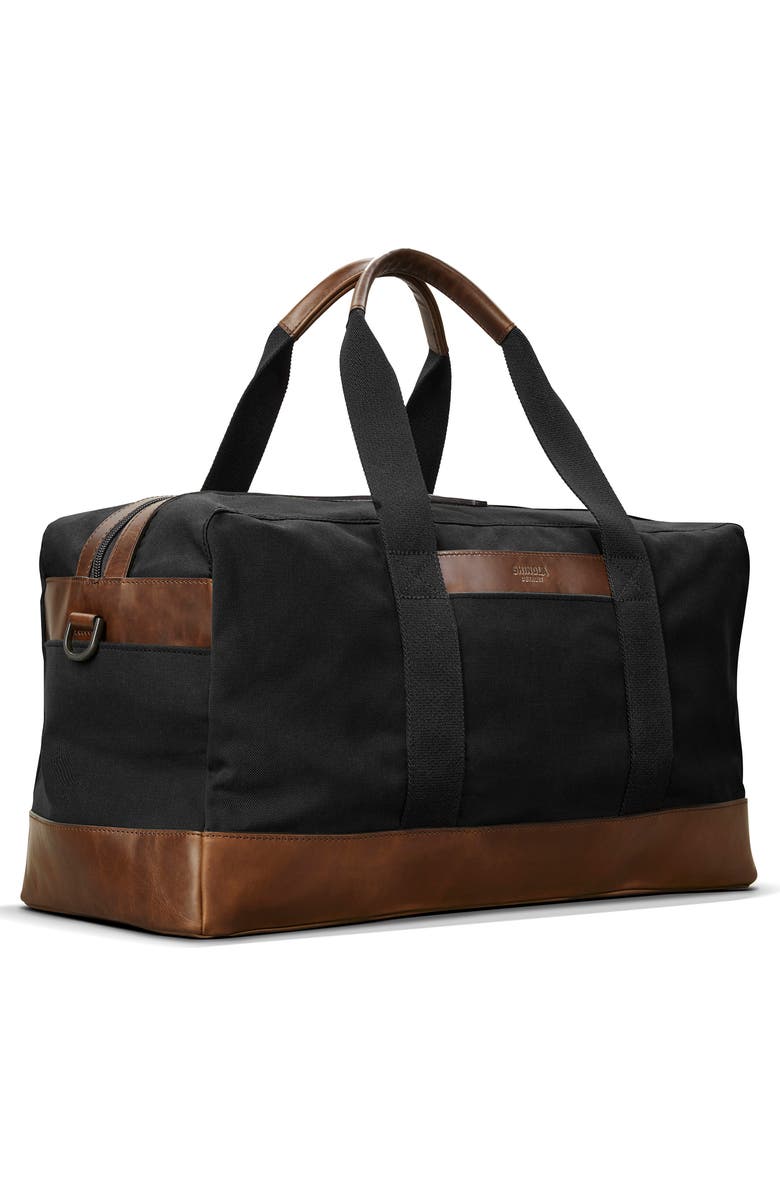 Shinola Mack Waxed Canvas Duffle Bag, Alternate, color,