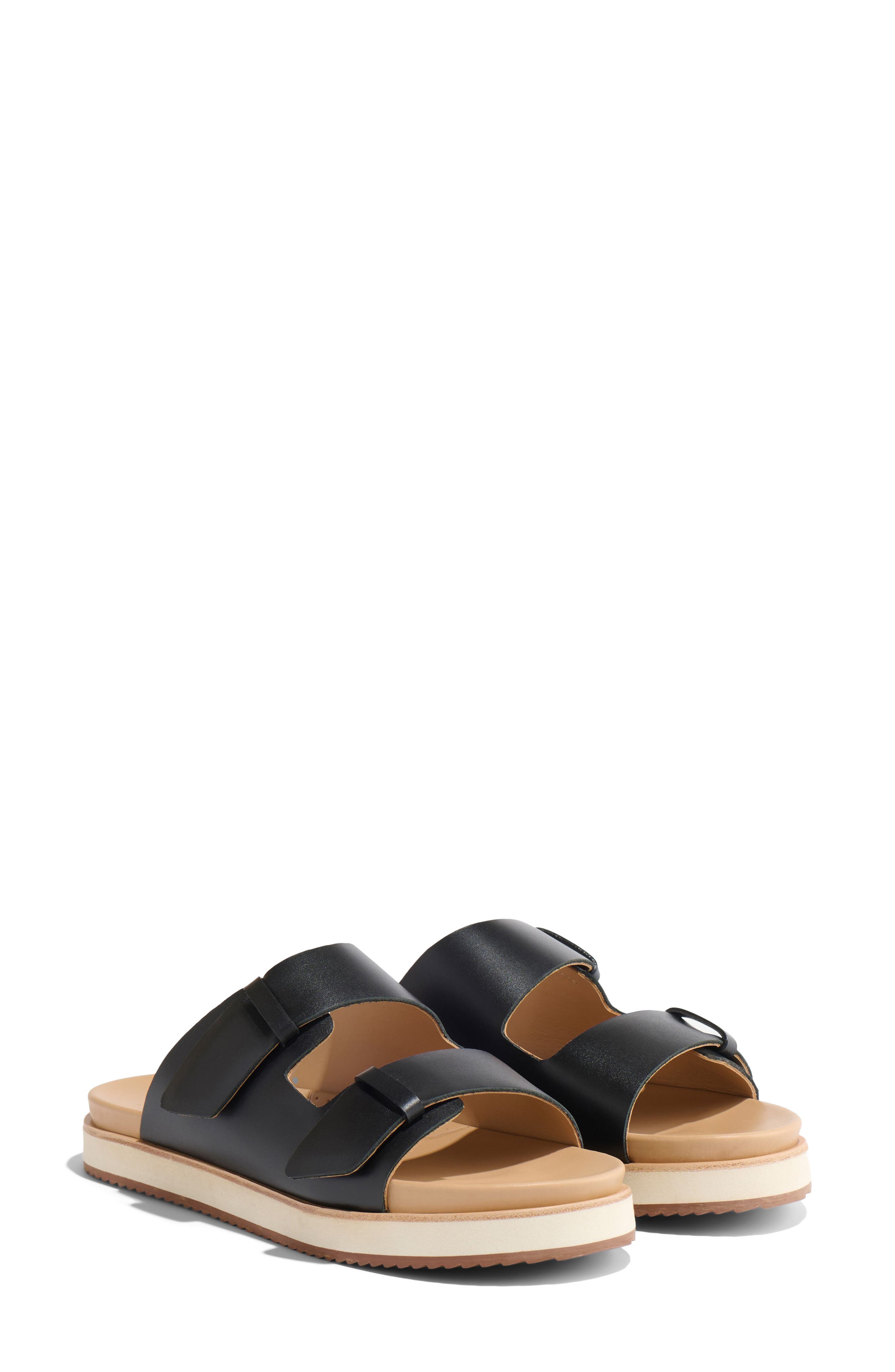 Nisolo Ella Go-To Platform Slide Sandal, Main, color, 
